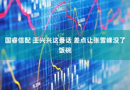 国睿信配 王兴兴这番话 差点让张雪峰没了饭碗